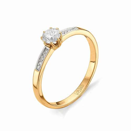 Купить кольцо из красного золота с бриллиантами арт. 000412 по цене 0 руб. в LoveDiamonds
