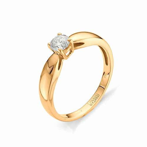 Купить кольцо из красного золота с бриллиантами арт. 000451 по цене 86675 руб. в LoveDiamonds