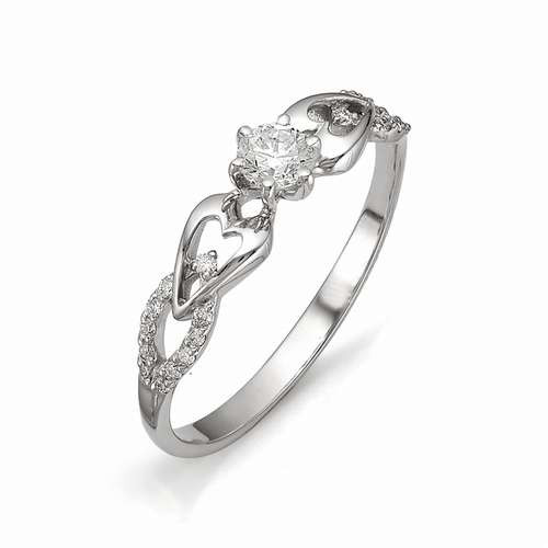 Купить кольцо из белого золота с бриллиантами арт. 000839 по цене 0 руб. в LoveDiamonds