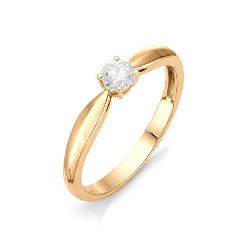 Купить кольцо из красного золота с бриллиантами арт. 001171 по цене 54357 руб. в LoveDiamonds