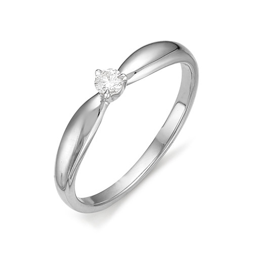 Купить кольцо из белого золота с бриллиантами арт. 001297 по цене 11625 руб. в LoveDiamonds