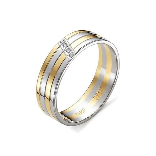 Купить кольцо из белого золота с бриллиантами арт. 002170 по цене 22680 руб. в LoveDiamonds