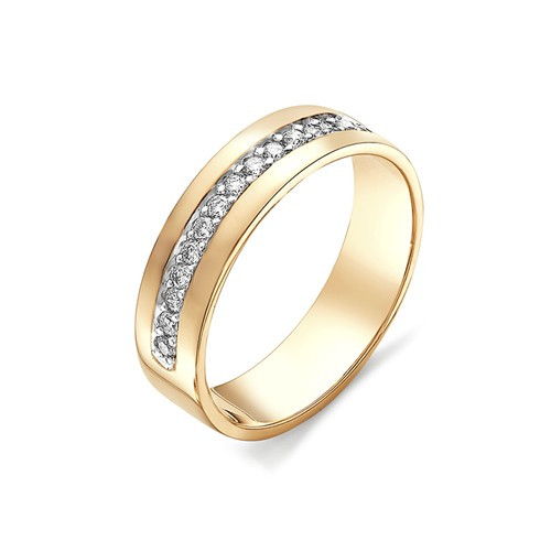 Купить кольцо из желтого золота с бриллиантами арт. 002178 по цене 35063 руб. в LoveDiamonds