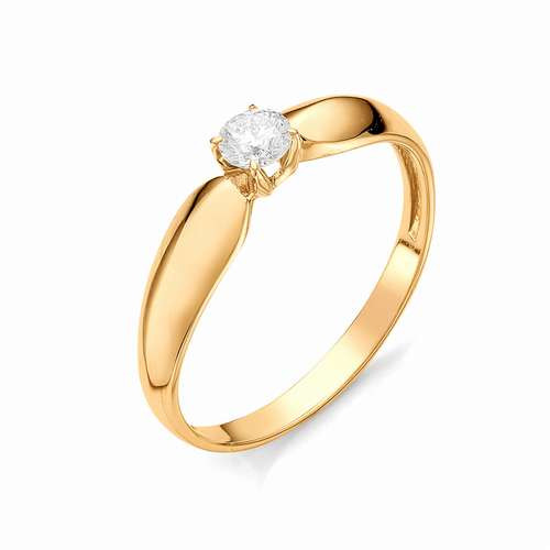 Купить кольцо из красного золота с бриллиантами арт. 001559 по цене 22932 руб. в LoveDiamonds