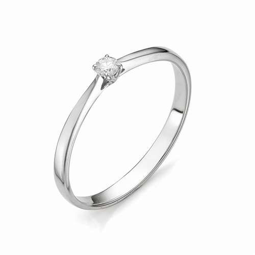 Купить кольцо из белого золота с бриллиантами арт. 001574 по цене 12644 руб. в LoveDiamonds