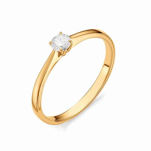 Купить кольцо из красного золота с бриллиантами арт. 001579 по цене 28313 руб. в LoveDiamonds