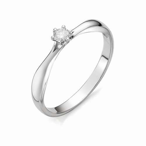 Купить кольцо из белого золота с бриллиантами арт. 001586 по цене 15307 руб. в LoveDiamonds