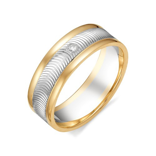 Купить кольцо из красного золота с бриллиантами арт. 002221 по цене 29438 руб. в LoveDiamonds