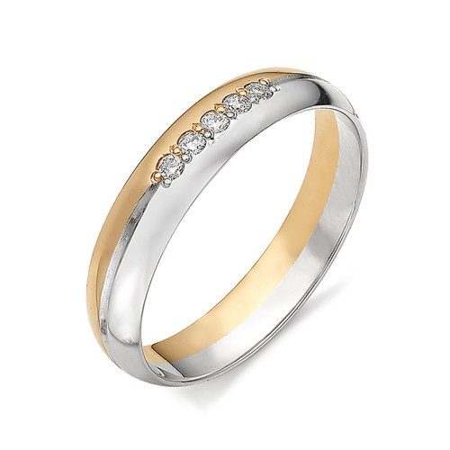 Купить кольцо из красного золота с бриллиантами арт. 002915 по цене 19208 руб. в LoveDiamonds