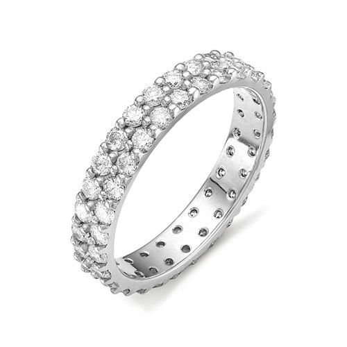 Купить кольцо из белого золота с бриллиантами арт. 001607 по цене 222520 руб. в LoveDiamonds