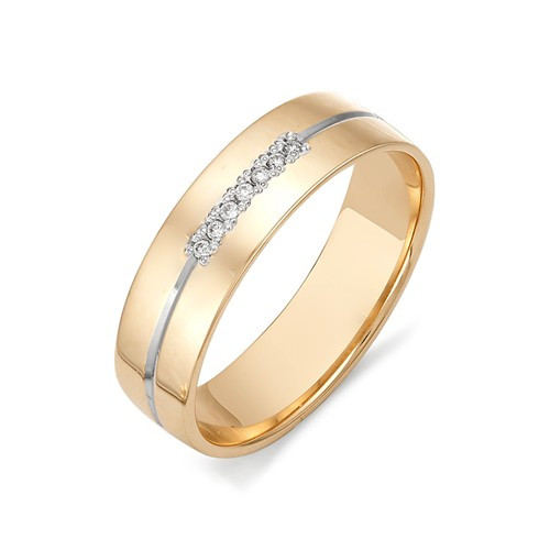 Купить кольцо из красного золота с бриллиантами арт. 002882 по цене 23543 руб. в LoveDiamonds