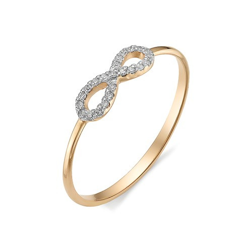 Купить кольцо из красного золота с бриллиантами арт. 002867 по цене 10350 руб. в LoveDiamonds