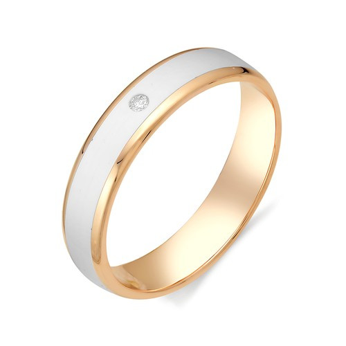 Купить кольцо из красного золота с эмалью арт. 002822 по цене 14595 руб. в LoveDiamonds