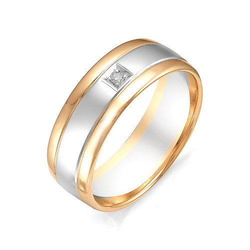 Купить кольцо из красного золота с бриллиантами арт. 002817 по цене 26520 руб. в LoveDiamonds