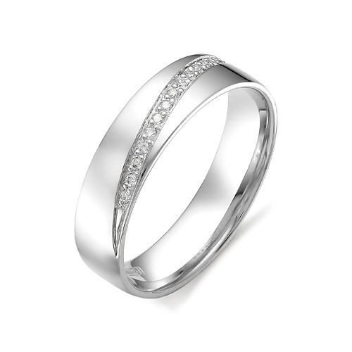 Купить кольцо из белого золота с бриллиантами арт. 002812 по цене 22673 руб. в LoveDiamonds