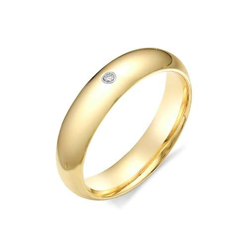 Купить кольцо из желтого золота с бриллиантами арт. 002760 по цене 19508 руб. в LoveDiamonds