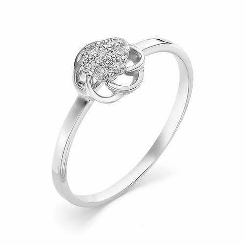 Купить кольцо из белого золота с бриллиантами арт. 002729 по цене 0 руб. в LoveDiamonds