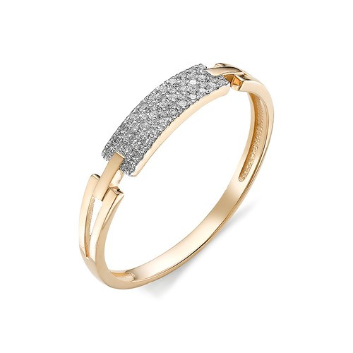 Купить кольцо из красного золота с бриллиантами арт. 002716 по цене 14000 руб. в LoveDiamonds
