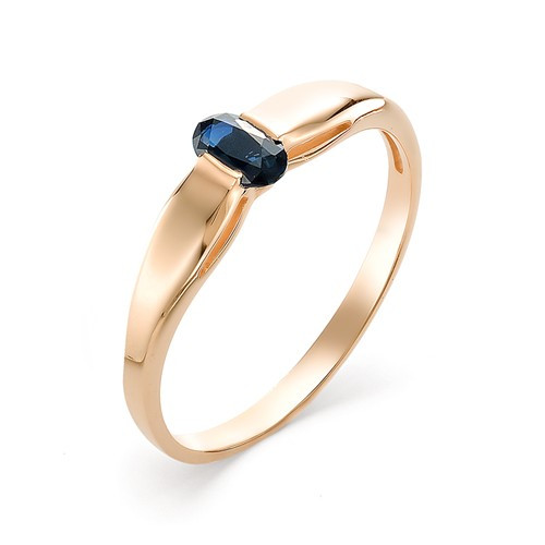 Купить кольцо из красного золота с сапфирами арт. 002696 по цене 11806 руб. в LoveDiamonds