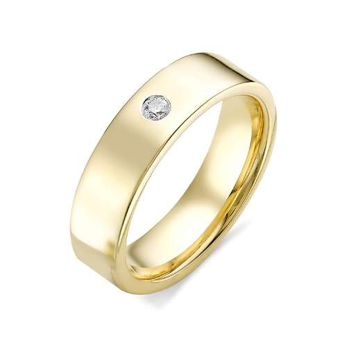 Купить кольцо из желтого золота с бриллиантами арт. 002695 по цене 19928 руб. в LoveDiamonds
