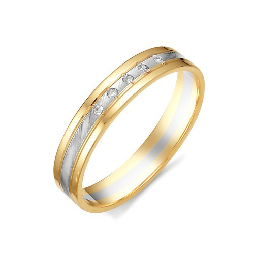 Купить кольцо из красного золота с бриллиантами арт. 002239 по цене 18810 руб. в LoveDiamonds