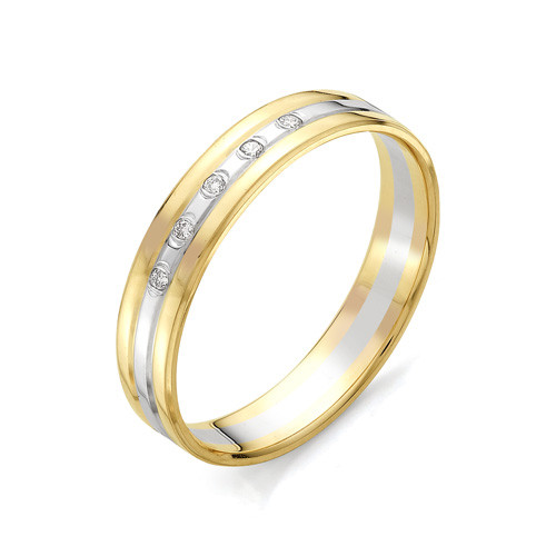 Купить кольцо из желтого золота с бриллиантами арт. 002241 по цене 19020 руб. в LoveDiamonds