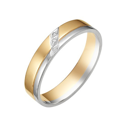 Купить кольцо из красного золота с бриллиантами арт. 002245 по цене 17685 руб. в LoveDiamonds