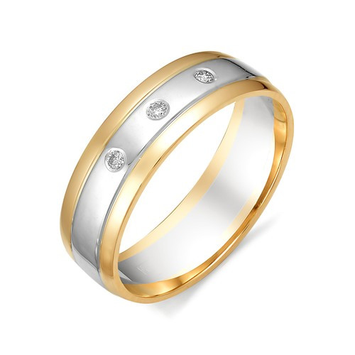 Купить кольцо из красного золота с бриллиантами арт. 002247 по цене 24480 руб. в LoveDiamonds