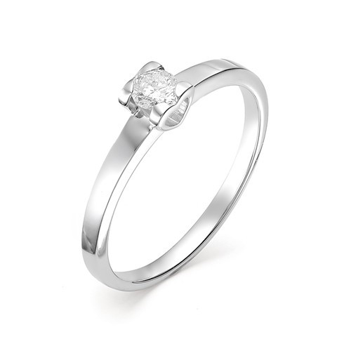 Купить кольцо из белого золота с бриллиантами арт. 002603 по цене 37832 руб. в LoveDiamonds