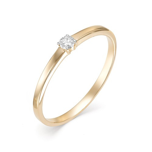 Купить кольцо из белого золота с бриллиантами арт. 002594 по цене 13125 руб. в LoveDiamonds