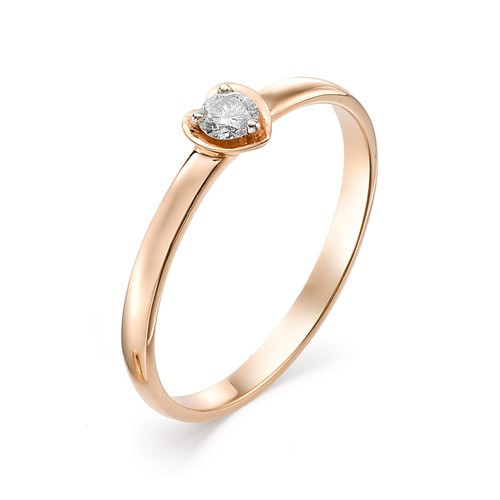 Купить кольцо из белого золота с бриллиантами арт. 002590 по цене 17375 руб. в LoveDiamonds