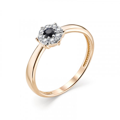 Купить кольцо из красного золота с сапфирами арт. 006867 по цене 25643 руб. в LoveDiamonds