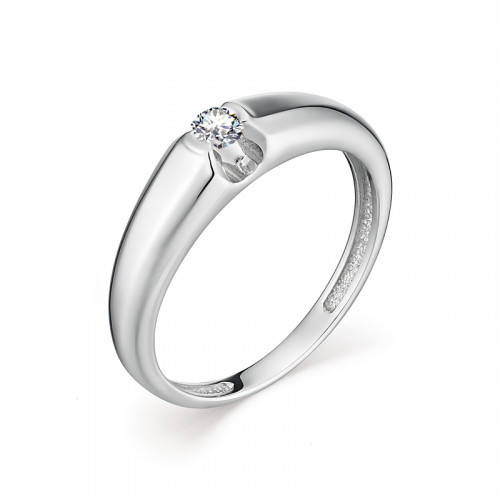 Купить кольцо из белого золота с бриллиантами арт. 007576 по цене 23044 руб. в LoveDiamonds