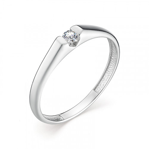 Купить кольцо из белого золота с бриллиантами арт. 007578 по цене 9882 руб. в LoveDiamonds