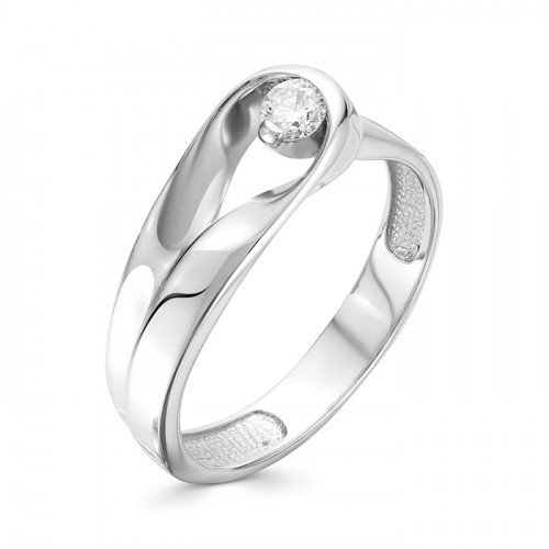 Купить кольцо из белого золота с бриллиантами арт. 006259 по цене 21832 руб. в LoveDiamonds