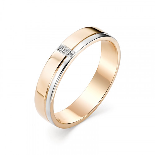 Купить кольцо из красного золота с бриллиантами арт. 006762 по цене 18908 руб. в LoveDiamonds