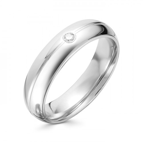 Купить кольцо из белого золота с бриллиантами арт. 006264 по цене 19755 руб. в LoveDiamonds