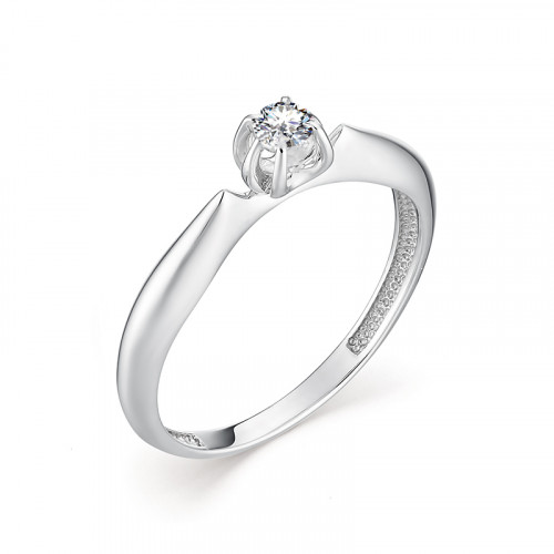 Купить кольцо из белого золота с бриллиантами арт. 007586 по цене 18294 руб. в LoveDiamonds