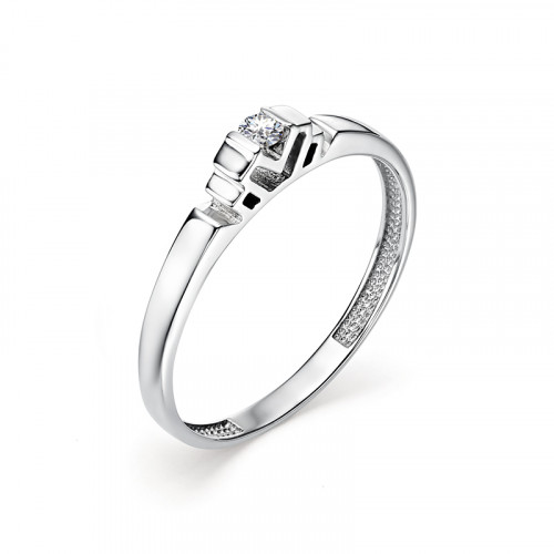 Купить кольцо из белого золота с бриллиантами арт. 006767 по цене 11088 руб. в LoveDiamonds