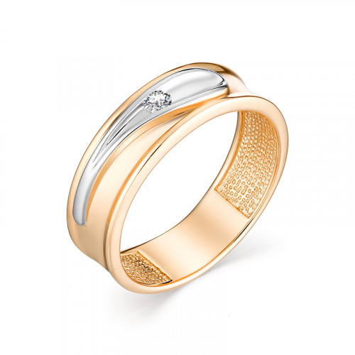 Купить кольцо из красного золота с бриллиантами арт. 007658 по цене 21057 руб. в LoveDiamonds