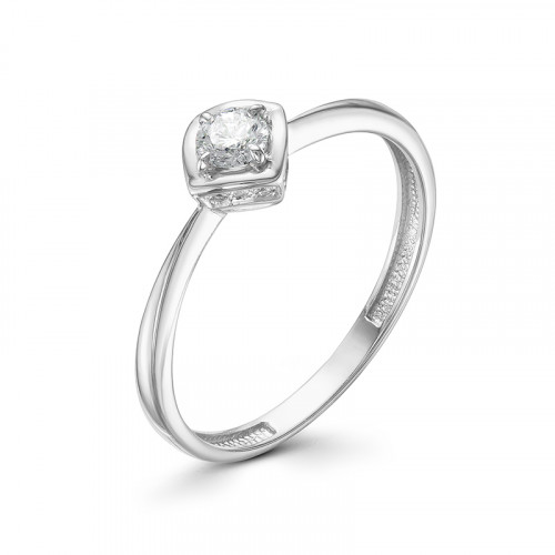 Купить кольцо из белого золота с бриллиантами арт. 007676 по цене 33263 руб. в LoveDiamonds
