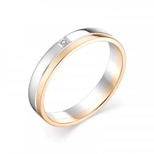 Купить кольцо из красного золота с бриллиантами арт. 007689 по цене 17033 руб. в LoveDiamonds