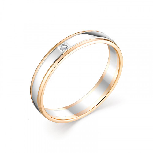 Купить кольцо из красного золота с бриллиантами арт. 007692 по цене 16493 руб. в LoveDiamonds
