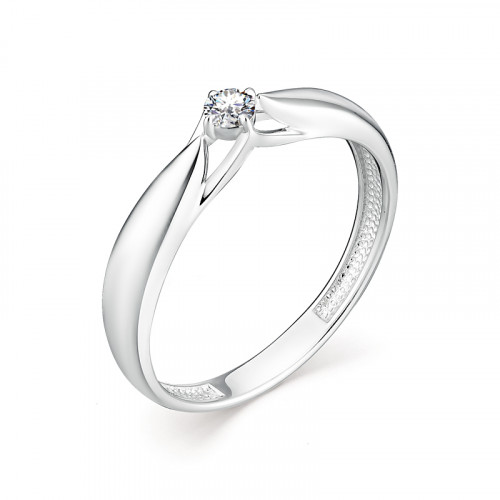 Купить кольцо из белого золота с бриллиантами арт. 007704 по цене 16775 руб. в LoveDiamonds