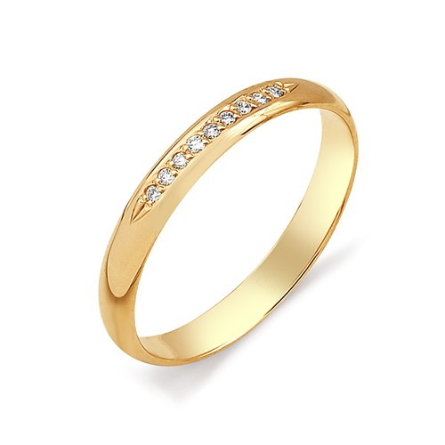 Купить кольцо из красного золота с бриллиантами арт. 002296 по цене 14048 руб. в LoveDiamonds
