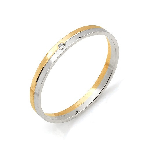 Купить кольцо из красного золота с бриллиантами арт. 002307 по цене 14618 руб. в LoveDiamonds