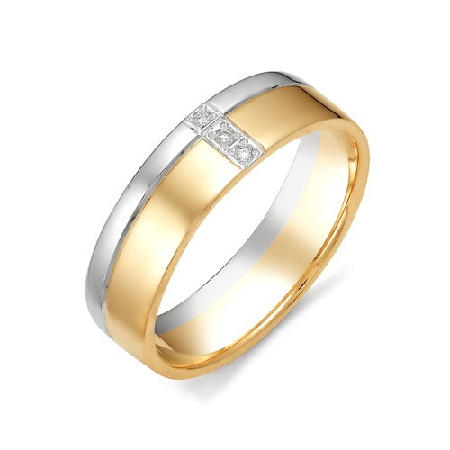 Купить кольцо из желтого золота с бриллиантами арт. 002324 по цене 20498 руб. в LoveDiamonds