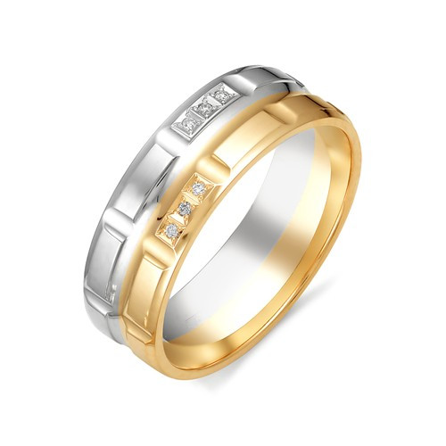 Купить кольцо из красного золота с бриллиантами арт. 002328 по цене 25628 руб. в LoveDiamonds