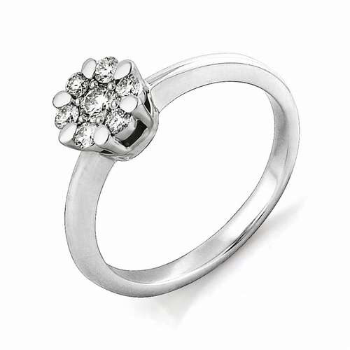 Купить кольцо из комбинированного золота с бриллиантами арт. 001874 по цене 45570 руб. в LoveDiamonds