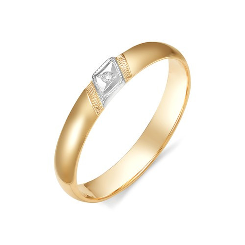 Купить кольцо из красного золота с бриллиантами арт. 002150 по цене 0 руб. в LoveDiamonds